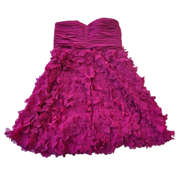 Badgley Mischka Strapless Hearts Dress - Women's Size 2 - Valentine's Day Outfit - Picture 10 of 10